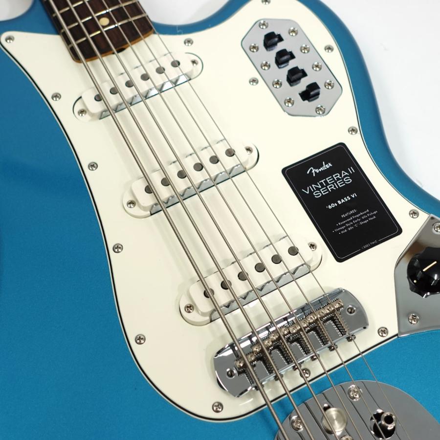 Fender(フェンダー) Vintera II 60s Bass VI Lake Placid Blue アウトレット 特価品 ベース 6 ヴィンテラ【 春特価 】
