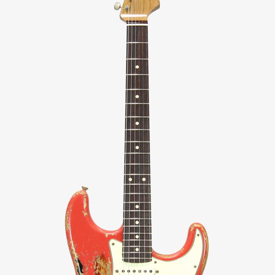 Xotic(エキゾチック) XSC-1 Fiesta Red Over 3-Tone Burst Heavy Aged