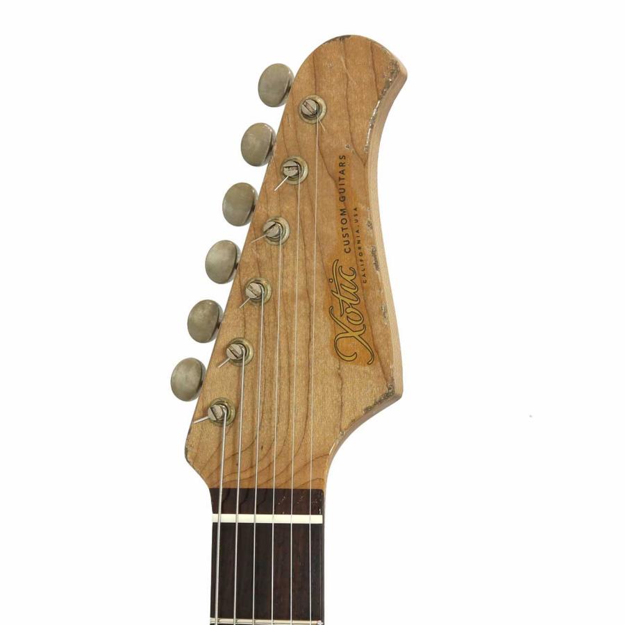 Xotic(エキゾチック) XSC-1 Fiesta Red Over 3-Tone Burst Heavy Aged