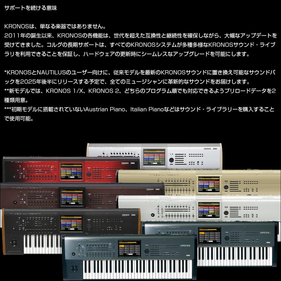 KORG(コルグ) ［1台限り］ アウトレット KRONOS3-88 シンセサイザー88鍵盤 ピアノタッチ 音楽制作 DTM DAW  【台数限定特価 】_9
