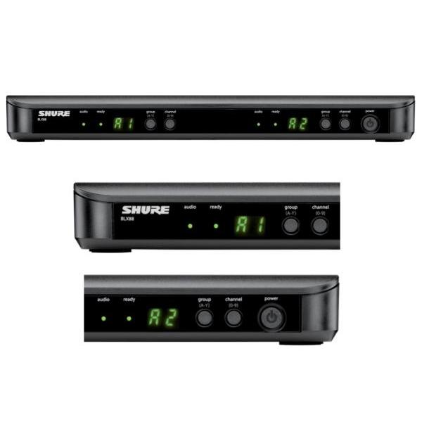 SHURE（シュア） BLX288/PG58 デュアルチャンネル ハンドヘルド型