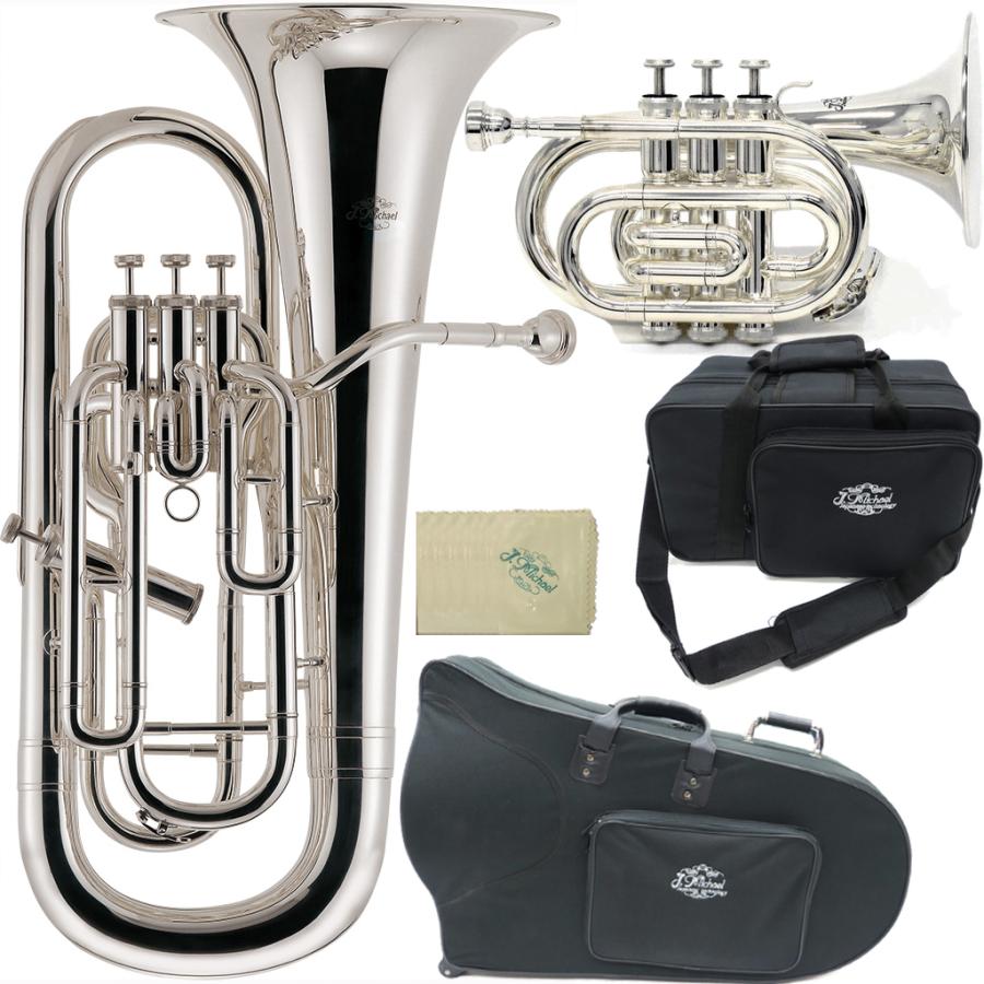 J Michael 3年保証 EU-1700S ユーフォニアム 銀メッキ 4ピストン