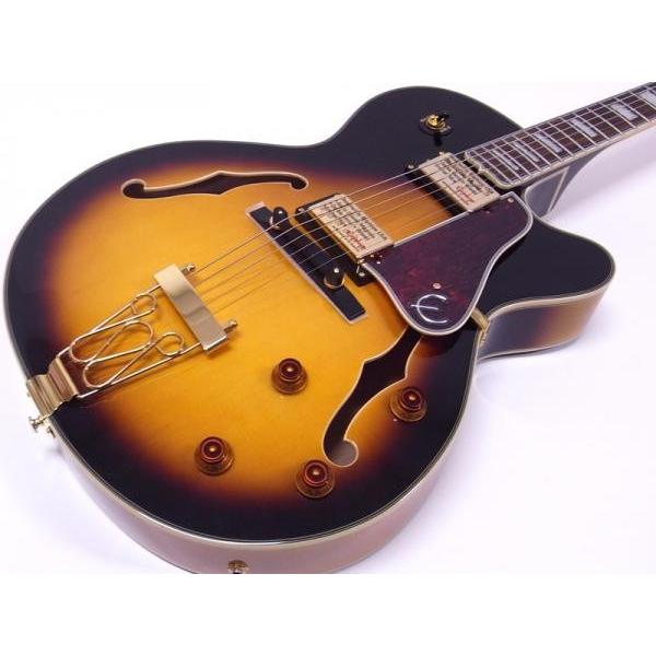 Epiphone(エピフォン) Joe Pass Emperor II Pro VS フルアコ エレキギタージョーパス エンペラー  Vintage Sunburst｜watanabegakki｜02