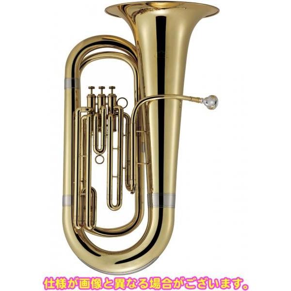 J Michael 3年保証 TU-2000 チューバ アウトレット ラッカー ゴールド 3ピストン B♭ Tuba 管楽器 セットA  以下対応不可 北海道 沖縄 離島 代引き 同梱の画像