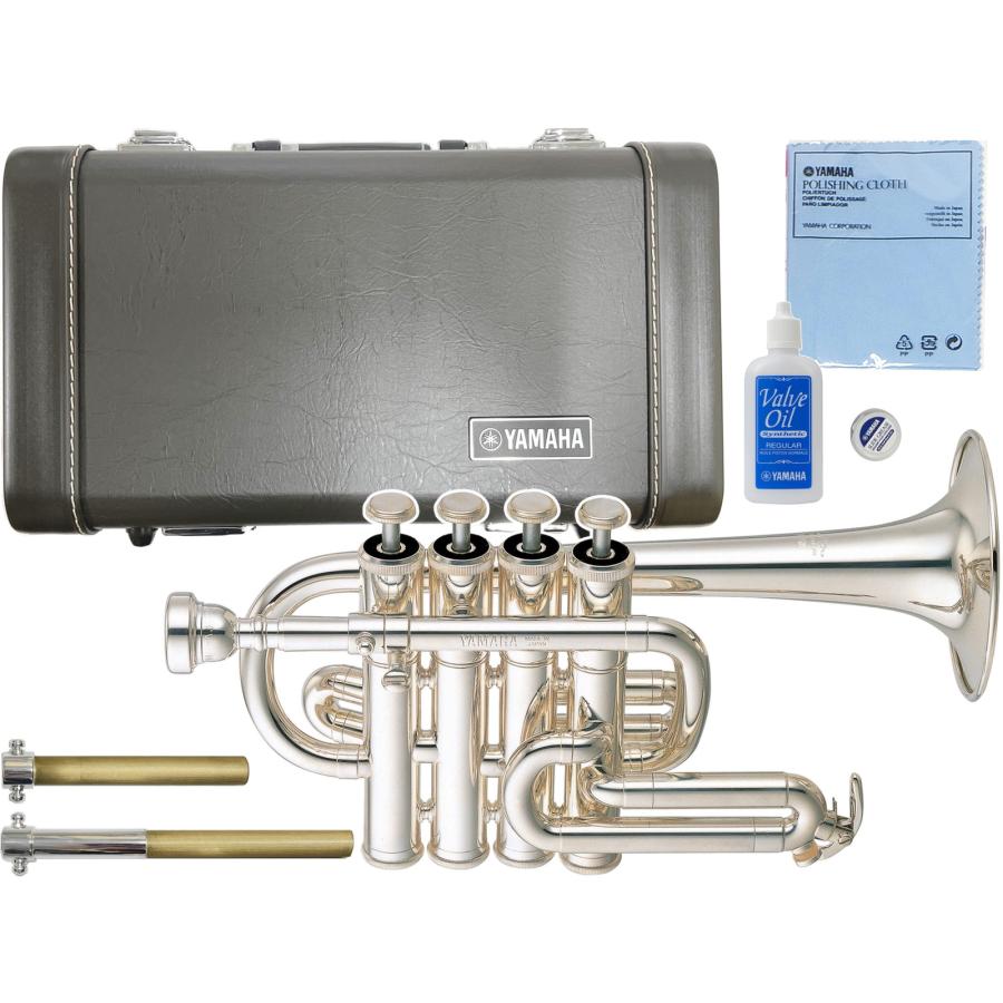 YAMAHA(ヤマハ) YTR-6810S ピッコロトランペット 正規品 銀メッキ 4ピストン 日本製 管楽器 シルバー piccolo trumpet　北海道 沖縄 離島不可｜watanabegakki