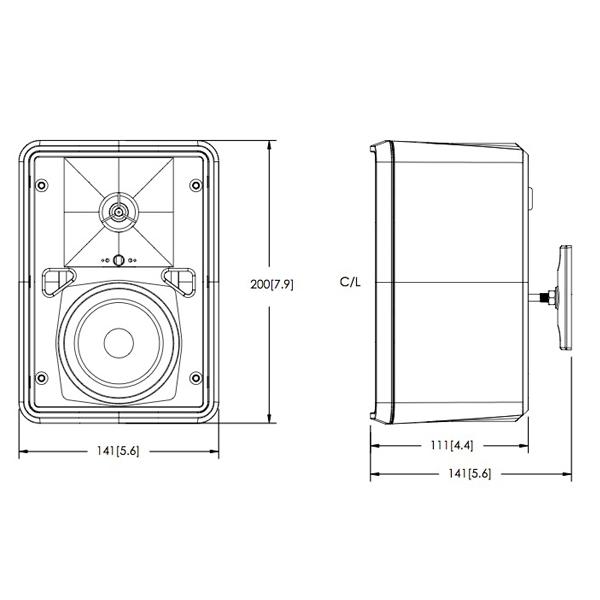 JBL（ジェイビーエル） Control 23-1-WH (ホワイト) （1ペア/ 2本