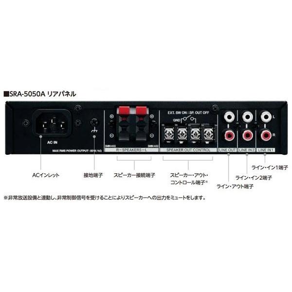 Roland(ローランド) SRA-5050A ◆ ステレオパワーアンプ・35W+35W (8Ω)、50W+50W (4Ω)｜watanabegakki｜02