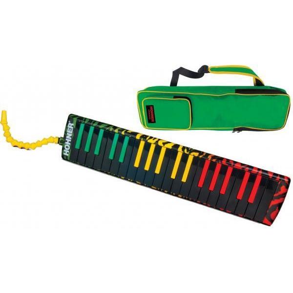 HOHNER(ホーナー) Airboard Rasta 37 鍵盤ハーモニカ エアボード ラスタ37 メロディカ 37鍵 楽器 本体 吹き口 ホース ケース melodica 北海道 沖縄 離島不可