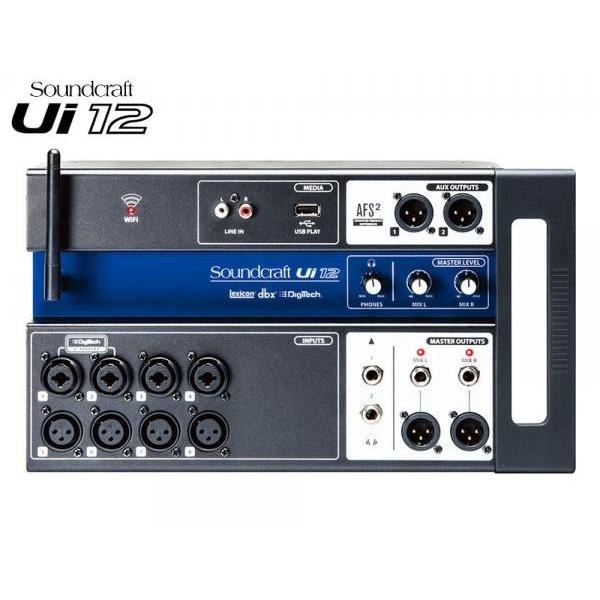 SOUND CRAFT(サウンドクラフト) Ui12 ◆ リモートコントロール・デジタル・ミキサー