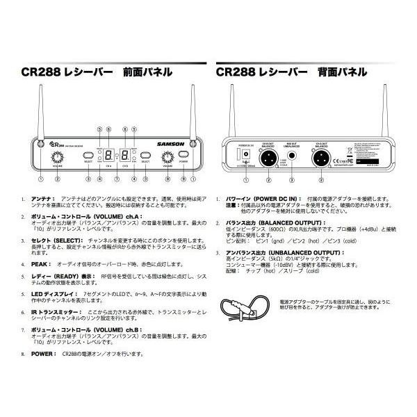 SAMSON / CR288 プロコンボ・システム