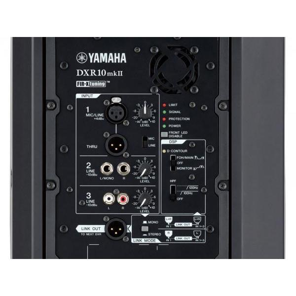 YAMAHA(ヤマハ) MGステージセットDXR1010XUBmk2 ◆ 1100W 10インチスピーカー マイク接続数 4ch  MG10XU DXR10mk2【SPスタンドをシルバーカラーに変更中 】｜watanabegakki｜05