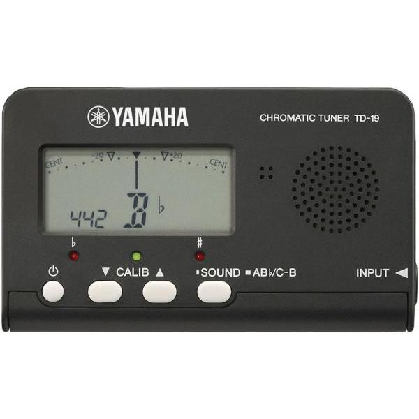 YAMAHA TD19BK クロマチックチューナー ブラック 楽器 吹奏楽 ブラスバンド オーケストラ 音合わせ チューニング