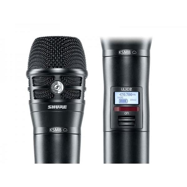 SHURE（シュア） ULXD2/K8B-JB【B帯】◇ KSM8 ULXD2 ブラック