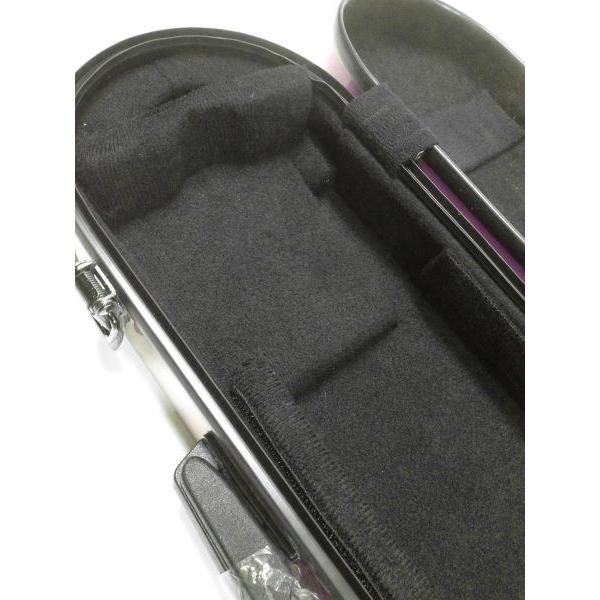 CCシャイニーケース II フルートケース パープル ハードケース ケースカバー ケース C管 H管 CC2-FL-PPL flute case purple　北海道 沖縄 離島不可｜watanabegakki｜03