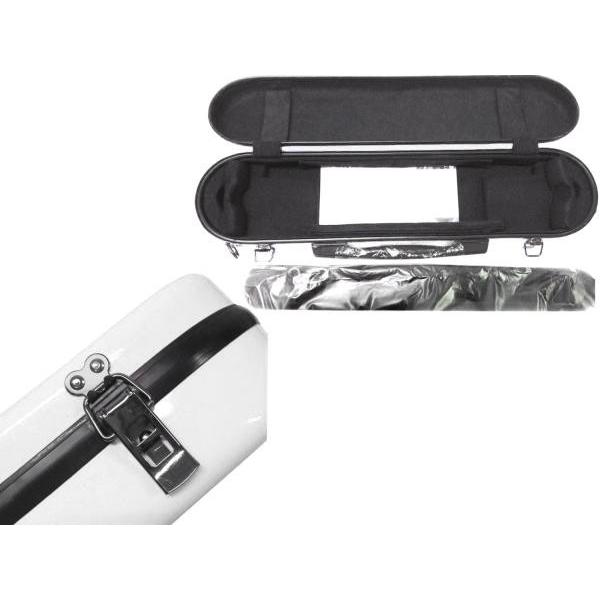 CCシャイニーケース II フルートケース ホワイト ハードケース ケースカバー ケース C管 H管 CC2-FL-WH flute case white 白色　北海道 沖縄 離島不可_1
