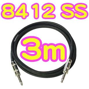 Belden(ベルデン) #8412 3m ケーブル 3SS シールドケーブル The Wired cable BDC 8412-3SS 09 スイッチクラフト製プラグ 3メートル 楽器 エレキギター ベース 他｜watanabegakki