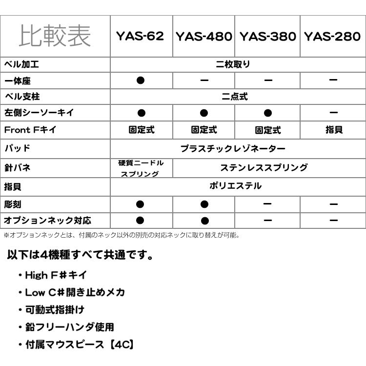 YAMAHA YAMAHA(ヤマハ) 5年保証サービス対象 YAS-62 アルト YAMAHA YAMAHA(ヤマハ) 5年保証サービス対象 YAS-62 アルト