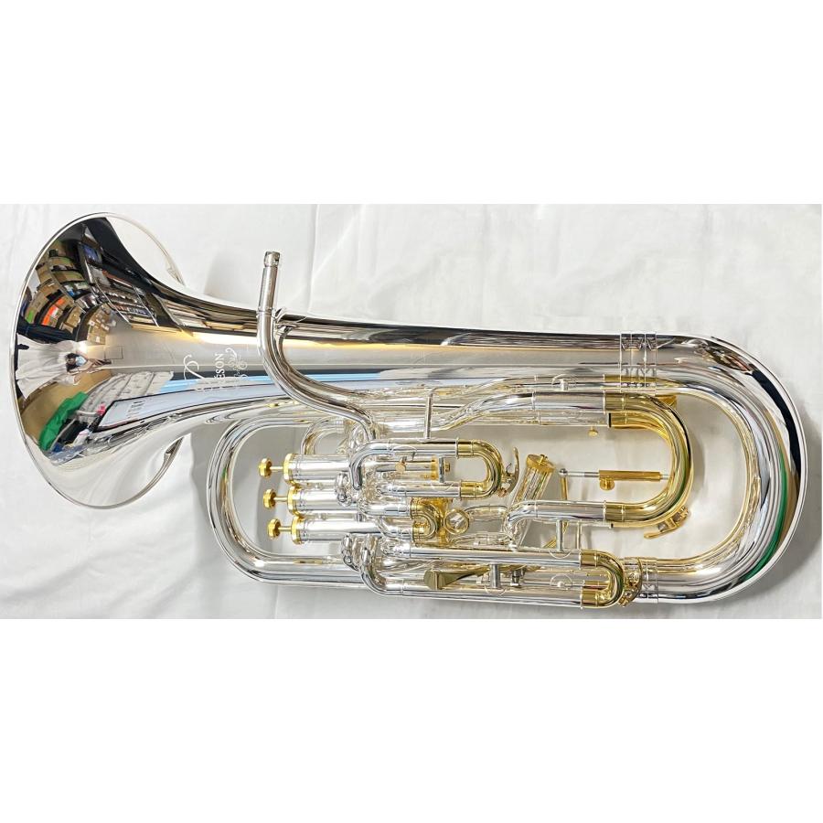 PRESON ユーフォニアム PR3300SP 銀メッキ ゴールドトリム 4ピストン トリガー搭載 コンペ付き PR-3300SP セットA　以下対応不可 北海道 沖縄 離島 代引き_4