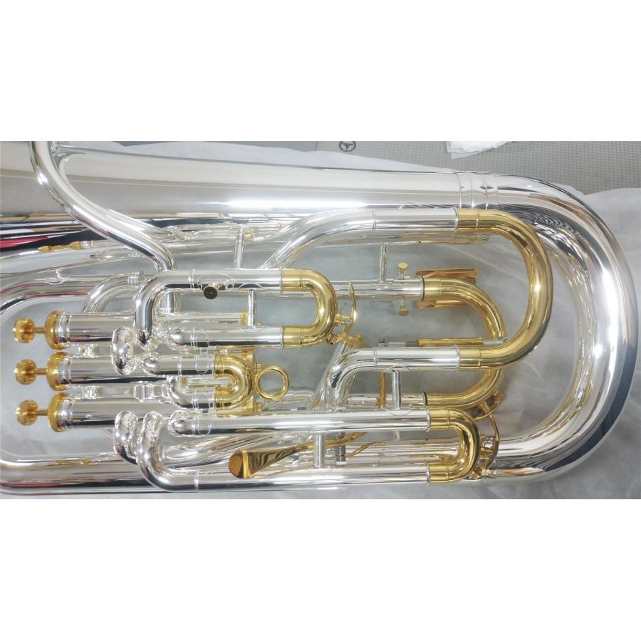 PRESON ユーフォニアム PR3300SP 銀メッキ ゴールドトリム 4ピストン トリガー搭載 コンペ付き PR-3300SP セットA　以下対応不可 北海道 沖縄 離島 代引き_9