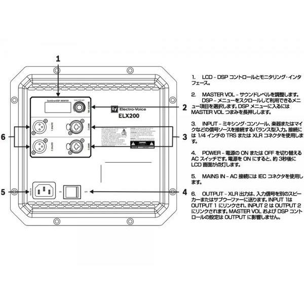 Electro-Voice(EV エレクトロボイス) ELX200-12SP (1本) ◇ パワード