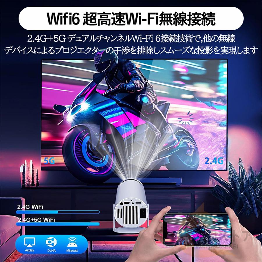 プロジェクター 本体 4K 家庭用 小型 高輝度 自動台形補正 プロジェクター 本体 4K 家庭用 小型 高輝度 自動台形補正