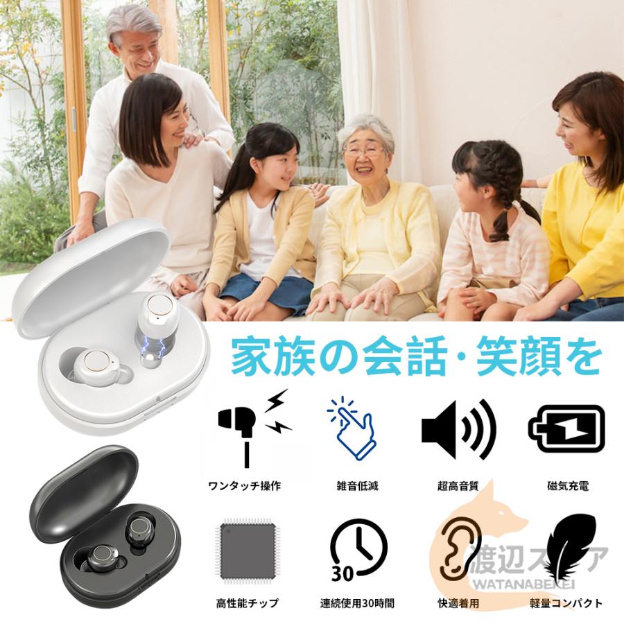 集音器 充電式 高齢者 ワイヤレス イヤホン型 小型 bluetooth 両 集音器 充電式 高齢者 ワイヤレス イヤホン型 小型 bluetooth 両