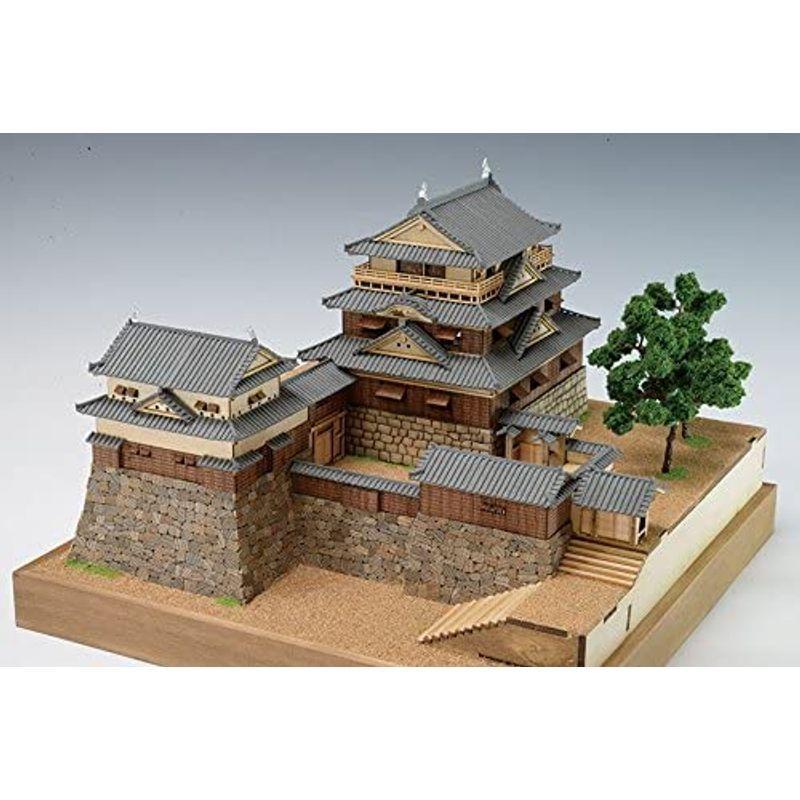 即購入可★ ウッディジョー 1/150 松山城 木製模型 組立キット 【2187194497】(13869円)