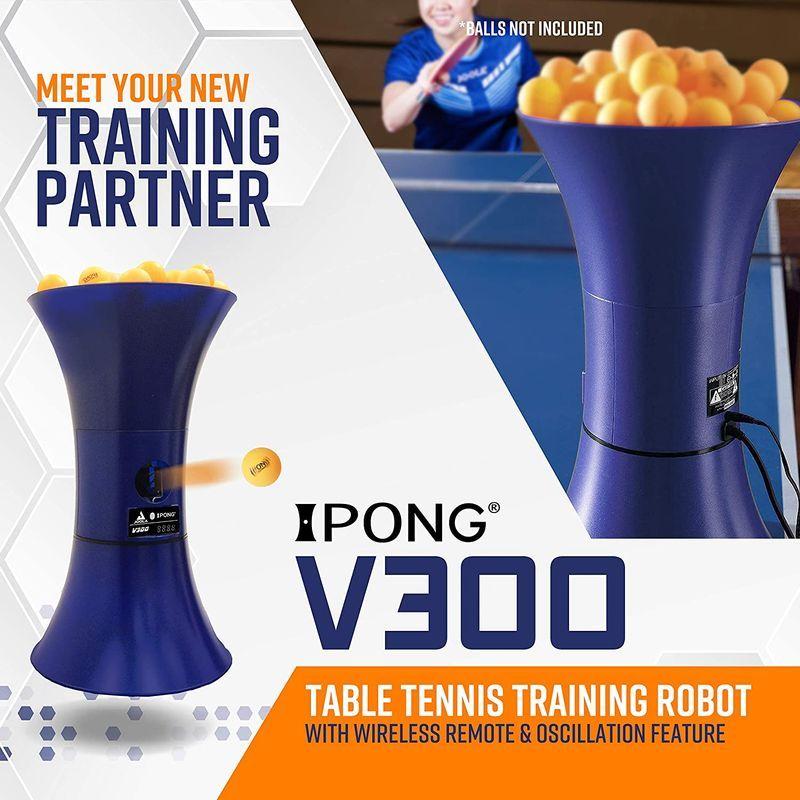 iPong V300 テーブルテニストレーニングロボット 振幅とワイヤレスリモート付き V300 テーブルテニストレーニングロボット 振幅とワイヤレスリモート付き