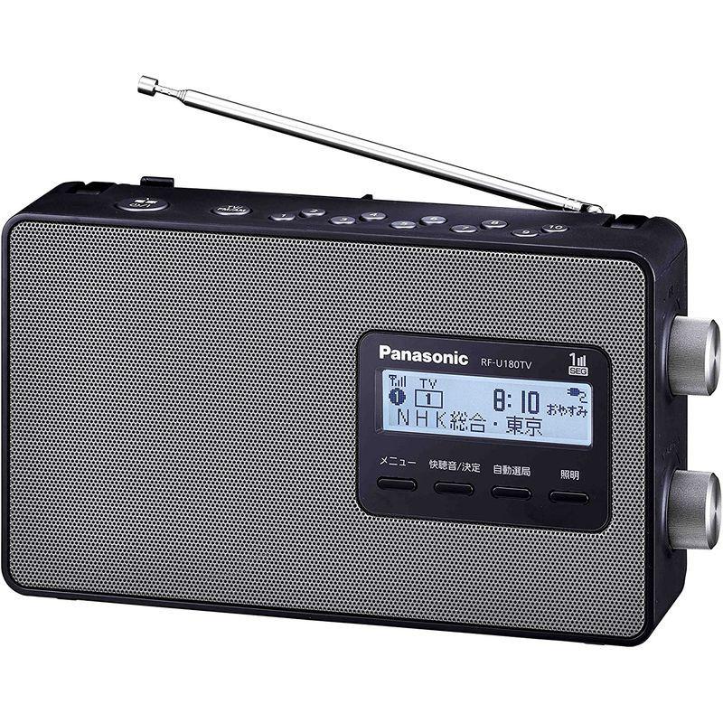 パナソニック ラジオ FM/AM/ワンセグTV音声 3バンド ワイドFM対応 ブラック RF-U180TV-K ラジオ FM/AM/ワンセグTV音声 3バンド ワイドFM対応 ブラック RF U180TV 約 幅