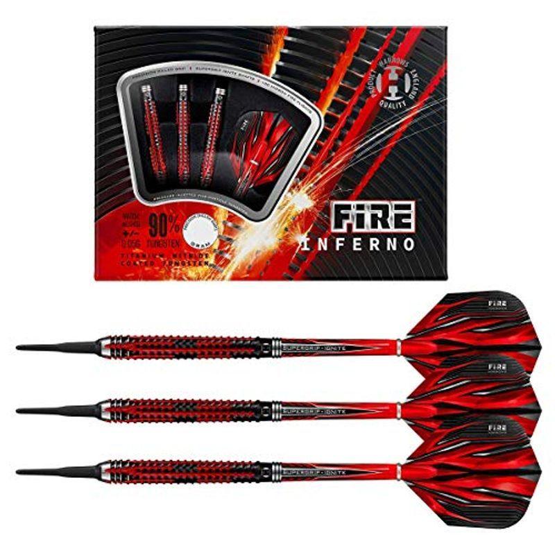 ダーツ バレル Harrows ハローズ ファイア インフェルノ 20g (FIRE INFERNO 20g Tungsten90%) |