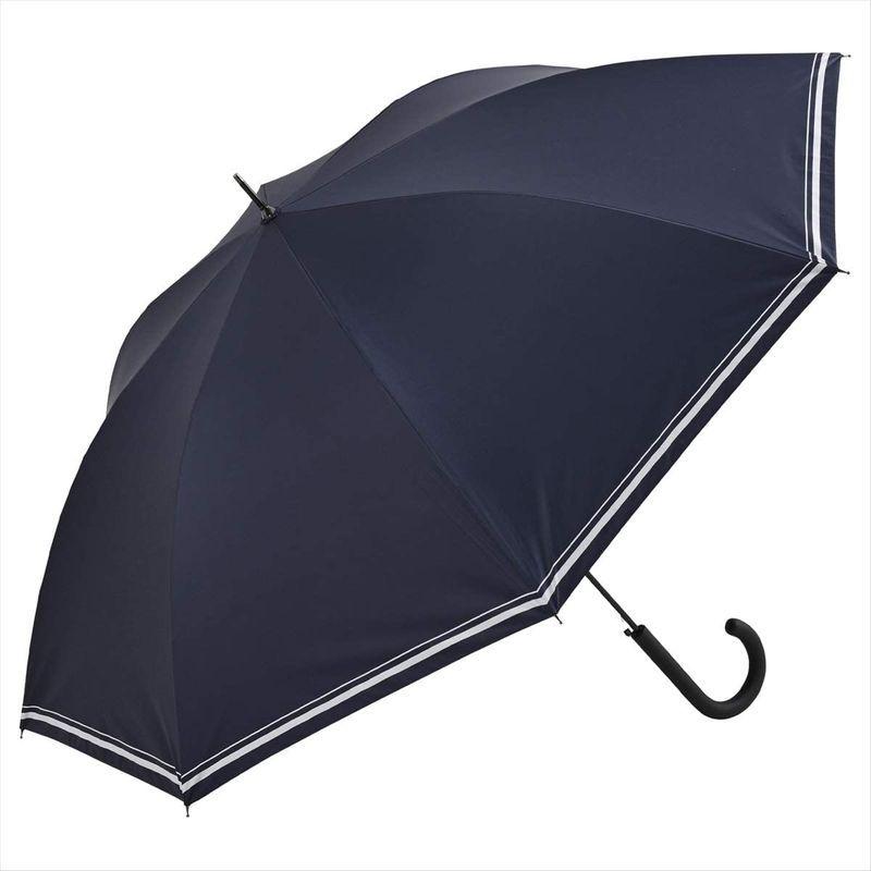 高い素材 晴雨兼用 折りたたみ傘 ユニセックス ネイビー 5130 遮光セーラーボーダーミニ60 雨傘 - edudepart.com