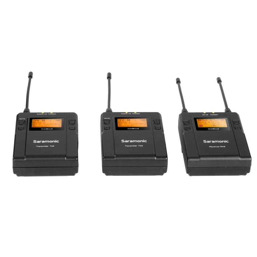 Saramonic (サラモニック) UwMIC9 Kit2 UHFデュアルチャンネル超小型