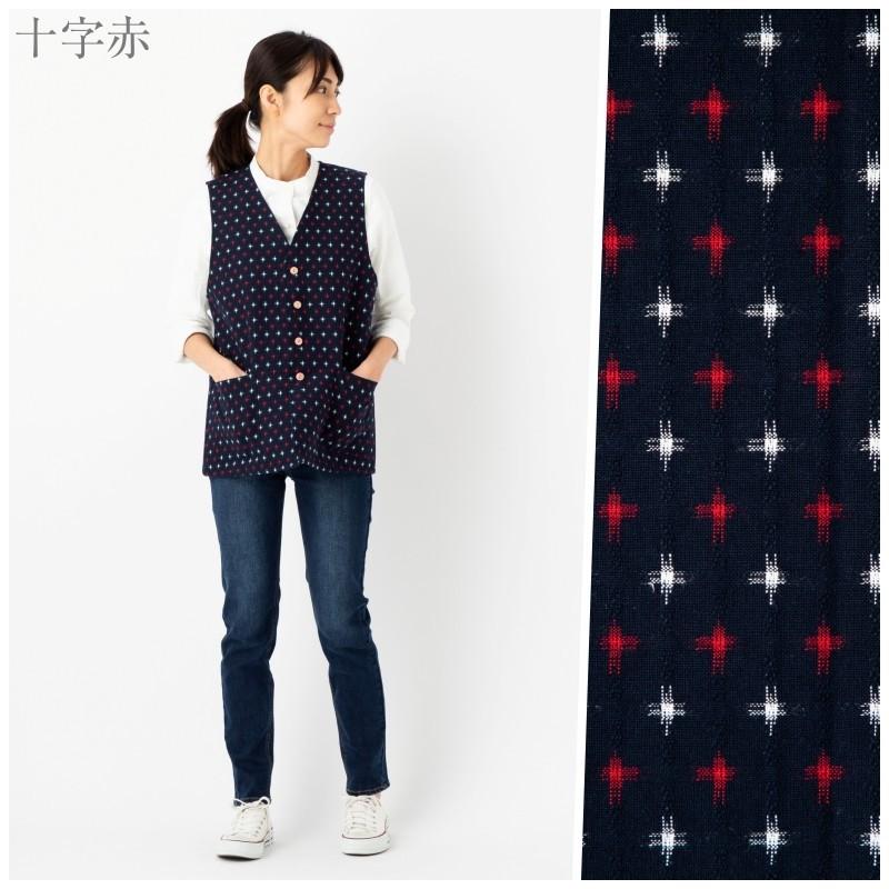 日本製 久留米織 キルティングベスト 中綿 ドビー織 レディース メンズ