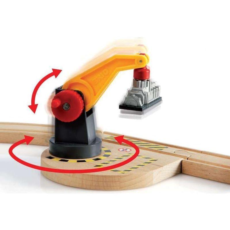 BRIO ( ブリオ ) WORLD カーゴレールデラックスセット 全54ピース 対象年齢 3歳~ ( 電動車両 電車 おもちゃ 木製 レー WORLD BRIO ブリオ カーゴレールデラックスセット 全54ピース 対象年齢 3歳 電動車両 電車 おもちゃ 木製 レー