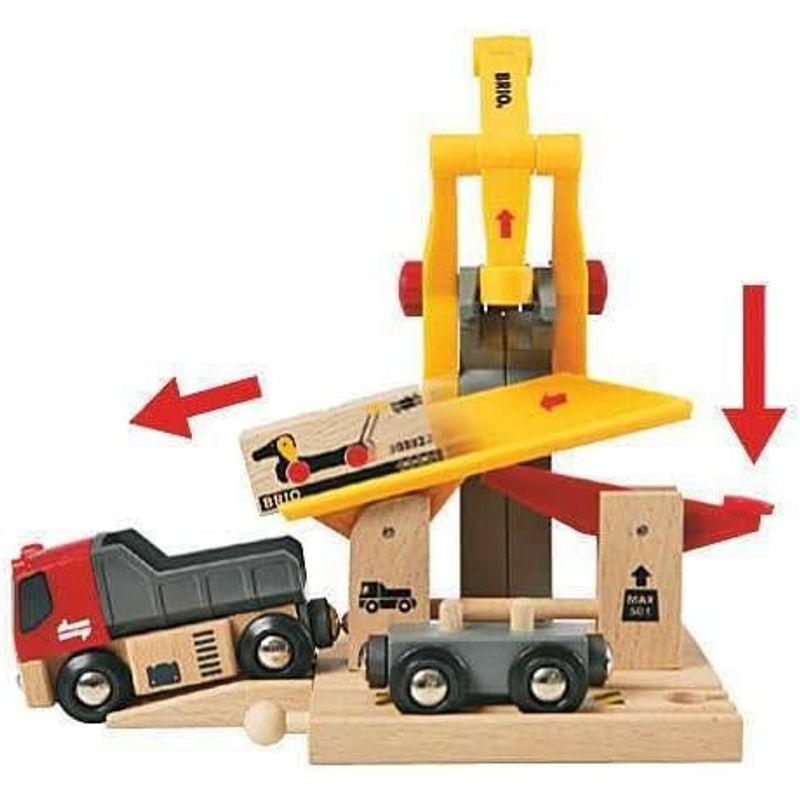 BRIO ( ブリオ ) WORLD カーゴレールデラックスセット 全54ピース 対象年齢 3歳~ ( 電動車両 電車 おもちゃ 木製 レー WORLD BRIO ブリオ カーゴレールデラックスセット 全54ピース 対象年齢 3歳 電動車両 電車 おもちゃ 木製 レー