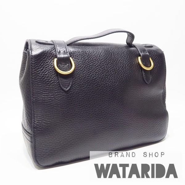 ラルフローレン　チェーン　ショルダーバッグ　ブラック　RLL POLO RALPH LAUREN◇チェーンショルダーバッグ/レザー/BLK