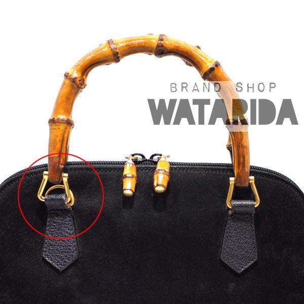 グッチ バッグ 2WAY ヴィンテージ バンブースエードバッグ 000 2214