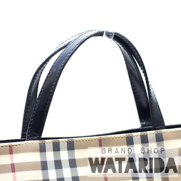 現行・未使用級】バーバリー トートバッグ デニー チェック 2way