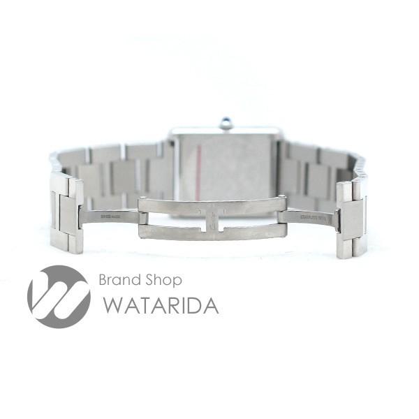 カルティエ タンク ソロ LM W5200014 シルバー SS メンズ 腕時計 カルティエ Cartier タンク ソロ LM W5200014 シルバー SS