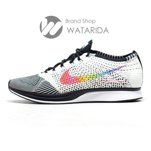 NIKE ナイキ スニーカー FLYKNIT RACER BETRUE 902366 100 US10.5(WMNS 