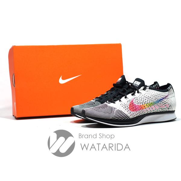 NIKE ナイキ スニーカー FLYKNIT RACER BETRUE 902366 100 US10.5(WMNS 