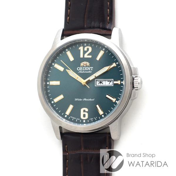 オリエント 腕時計 AT デイデイト RN-AA0C06E SS グリーン文字盤 箱・保付 未使用品 送料無料｜watarida710｜02