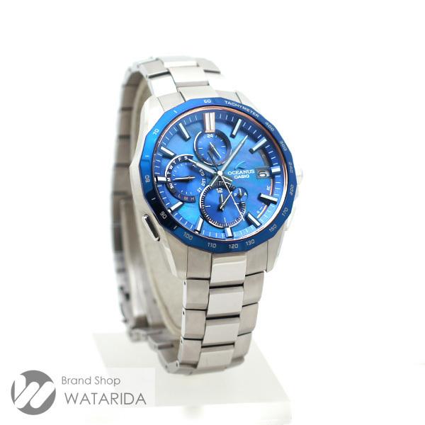 カシオ 腕時計 オシアナス マンタ OCW-S4000E-2AJF 白蝶貝文字盤 チタン ブルー 箱・保付 送料無料 | OCEANUS | 02