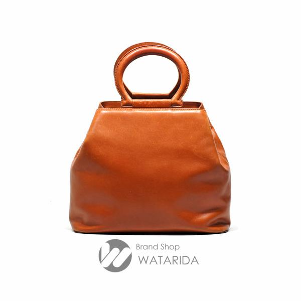 CELINE ブラウンレザー ハンドバッグ CELINE ハンドバッグ ブラウン レザー