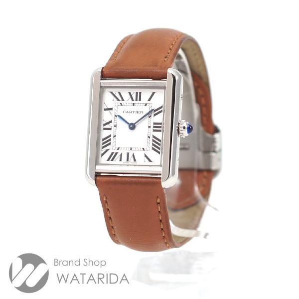 カルティエ Cartier タンクソロ SM WSTA0030 腕時計 カルティエ タンクソロ SM クォーツ 18年購入 WSTA0030 - 腕時計