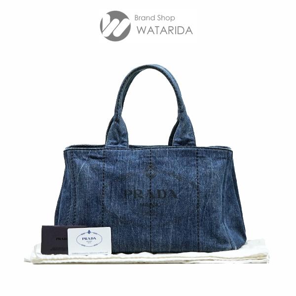 PRADA（プラダ） バッグ カナパ トートバッグ B1877B デニム カード