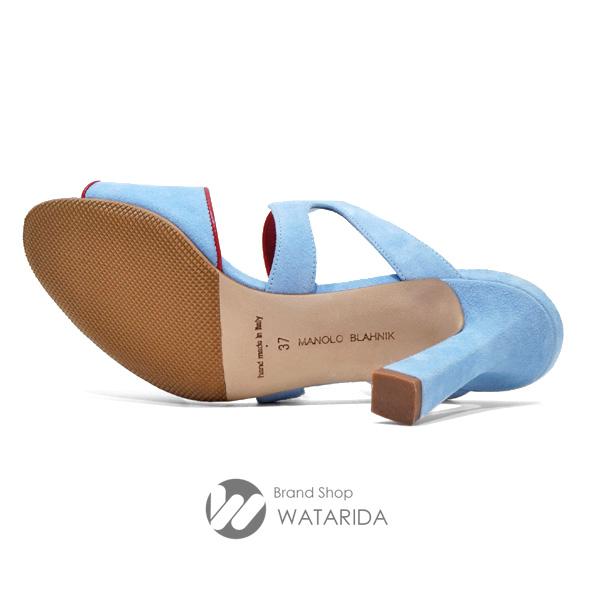 マノロ ブラニク MANOLO BLAHNIK ミュール パンプス スエード レザー 