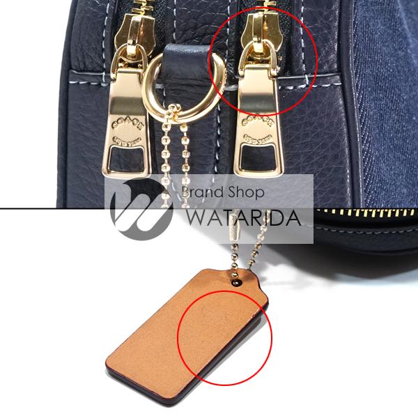 コーチ COACH ショルダー バッグ ジェス クロス ボディバッグ 2WAY デニム ブルー ネイビー ボルドー 保存袋付 送料無料｜watarida710｜06