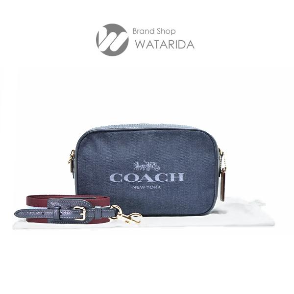 コーチ COACH ショルダー バッグ ジェス クロス ボディバッグ 2WAY デニム ブルー ネイビー ボルドー 保存袋付 送料無料｜watarida710｜08