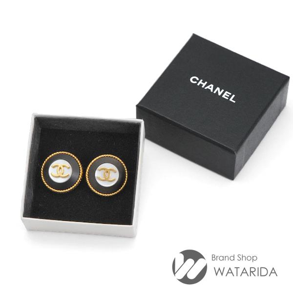 シャネル CHANEL イヤリング ウッド  フェイク シェル GP ココマーク ヴィンテージ 箱 送料無料｜watarida710｜06